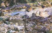 John Singer Sargent Mountain Stream (mk18) oil painting artist